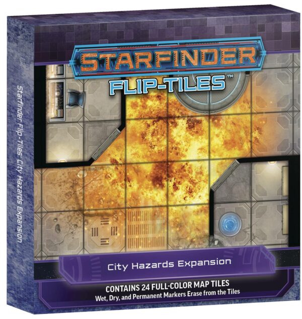 STARFINDER RPG #93: City Hazards flip-tiles expansion