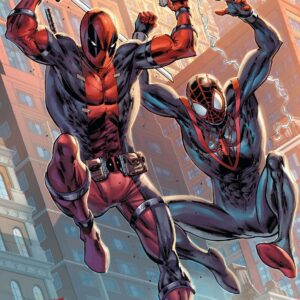 MILES MORALES: SPIDER-MAN (2018-2022 SERIES) #25: Rob Liefeld Deadpool 30th Anniversary cover
