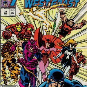 AVENGERS WEST COAST (AUSTRALIAN PRICE VARIANT-APV) #74: 9.2 (NM)