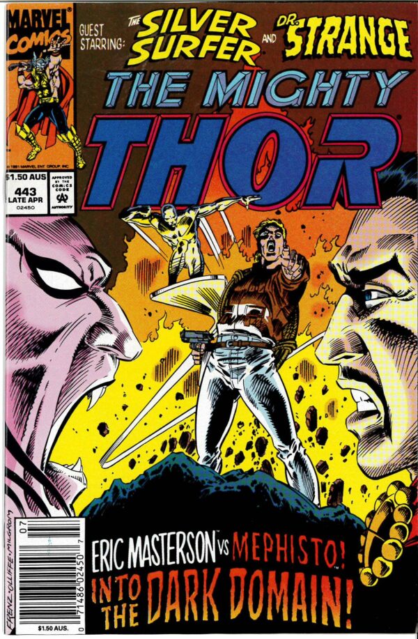 THOR (1966: AUSTRALIAN PRICE VARIANT – APV) #443: 9.2 (NM)