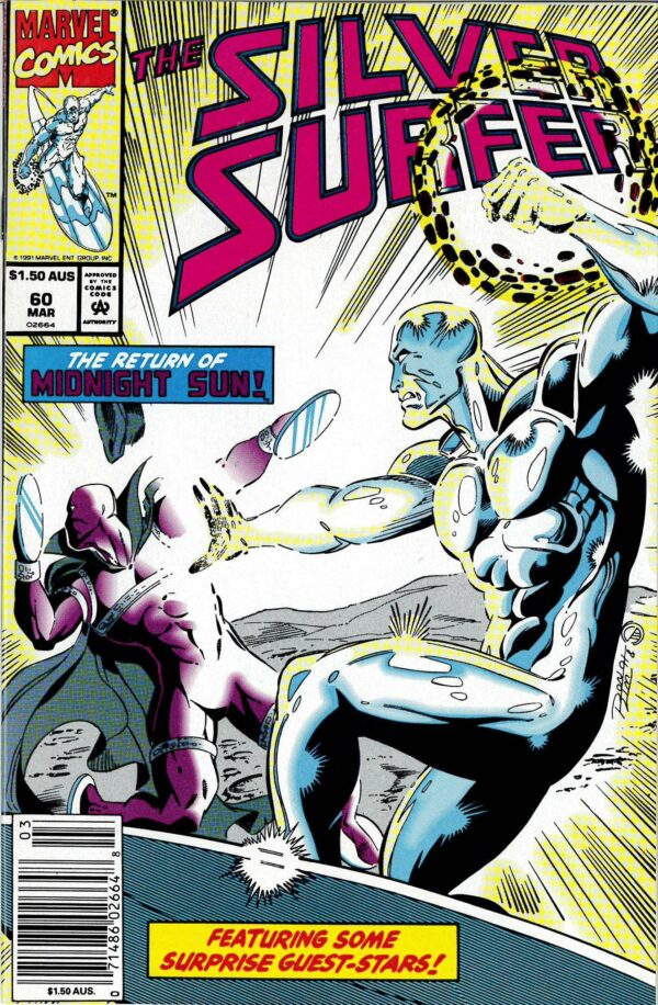 SILVER SURFER (1987: AUSTRALIAN PRICE VARIANT) #60: NM