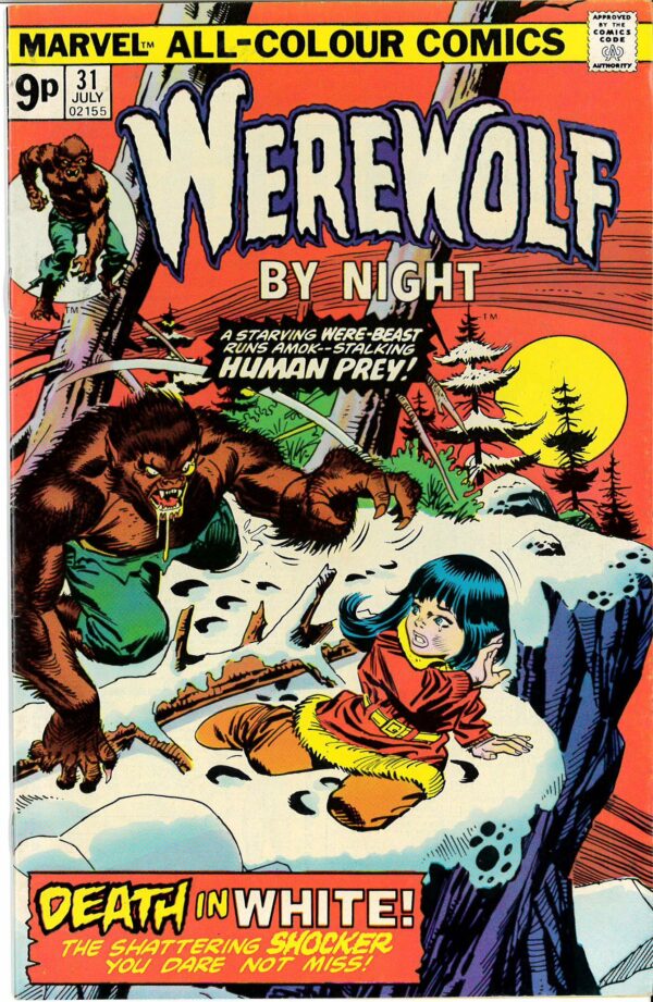 WEREWOLF BY NIGHT (1972 SERIES) #31: 9.2 (NM-) – UK Edition