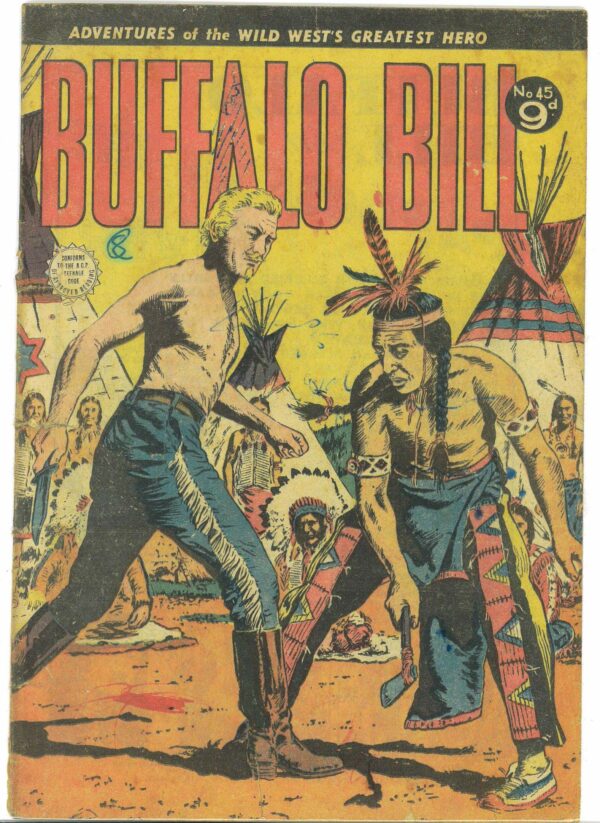 BUFFALO BILL (1951-1965 SERIES) #45: GD/VG – Maurice Bramley cv