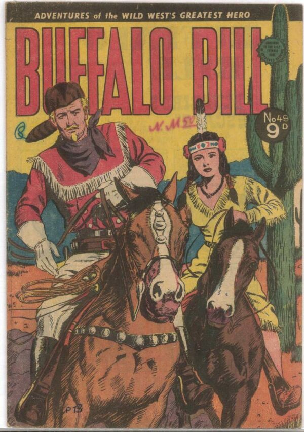 BUFFALO BILL (1951-1965 SERIES) #49: VG/FN – Maurice Bramley cv