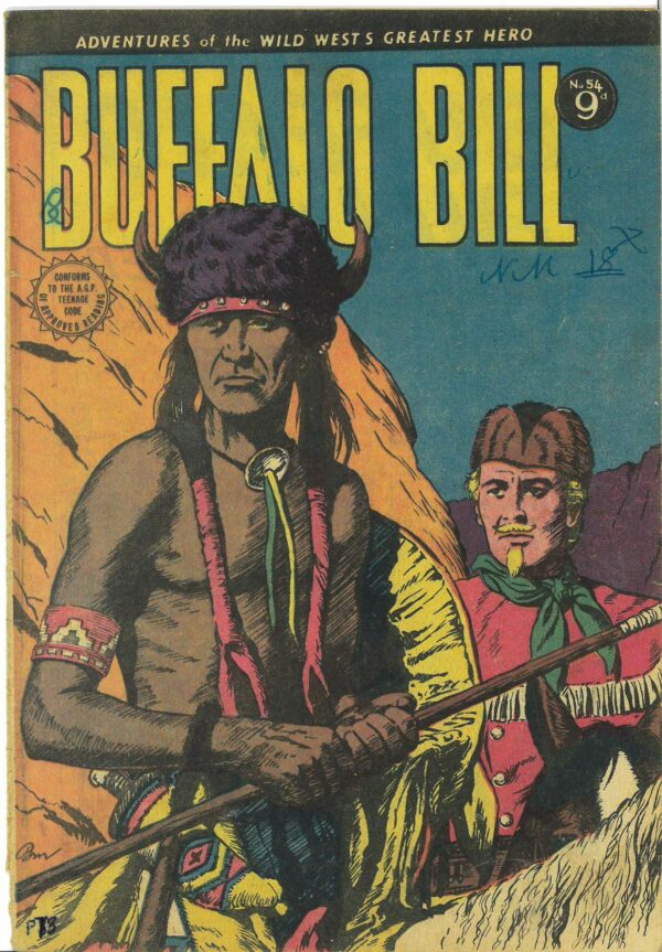 BUFFALO BILL (1951-1965 SERIES) #54: VG – Maurice Bramley cv