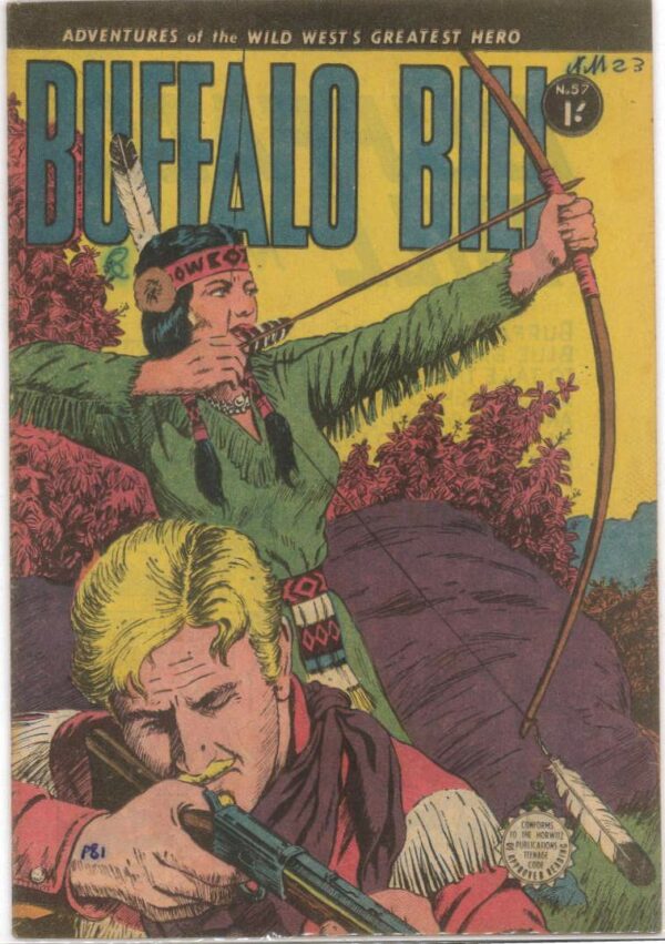BUFFALO BILL (1951-1965 SERIES) #57: VF – Maurice Bramley cv