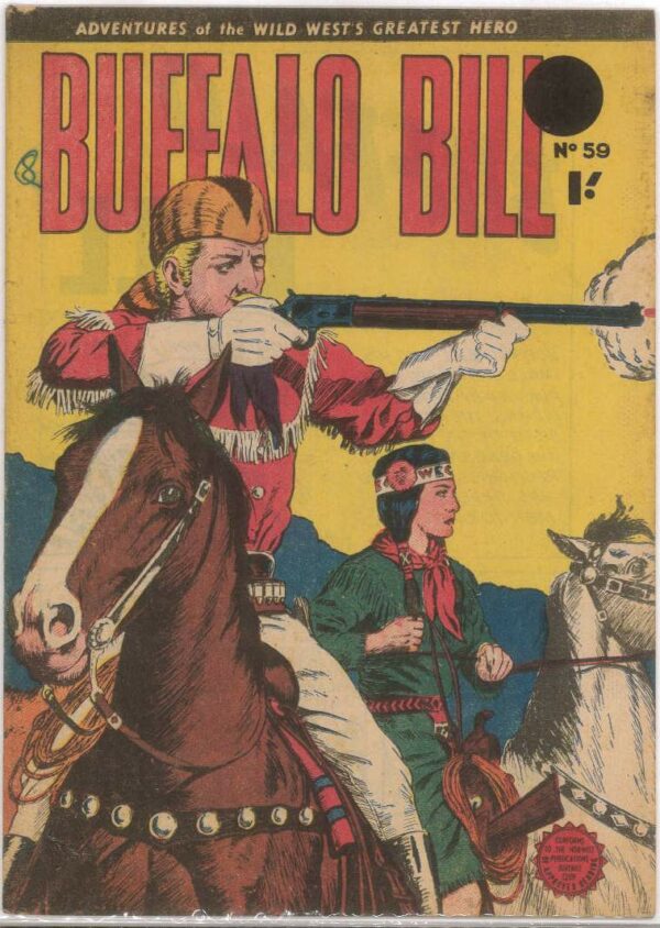 BUFFALO BILL (1951-1965 SERIES) #59: FN/VF – Maurice Bramley cv