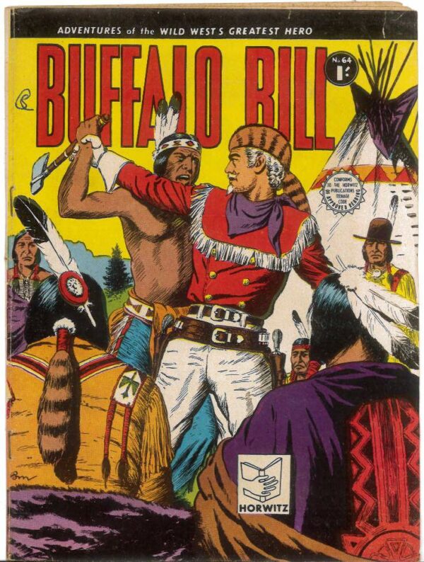 BUFFALO BILL (1951-1965 SERIES) #64: VG/FN – Maurice Bramley cv