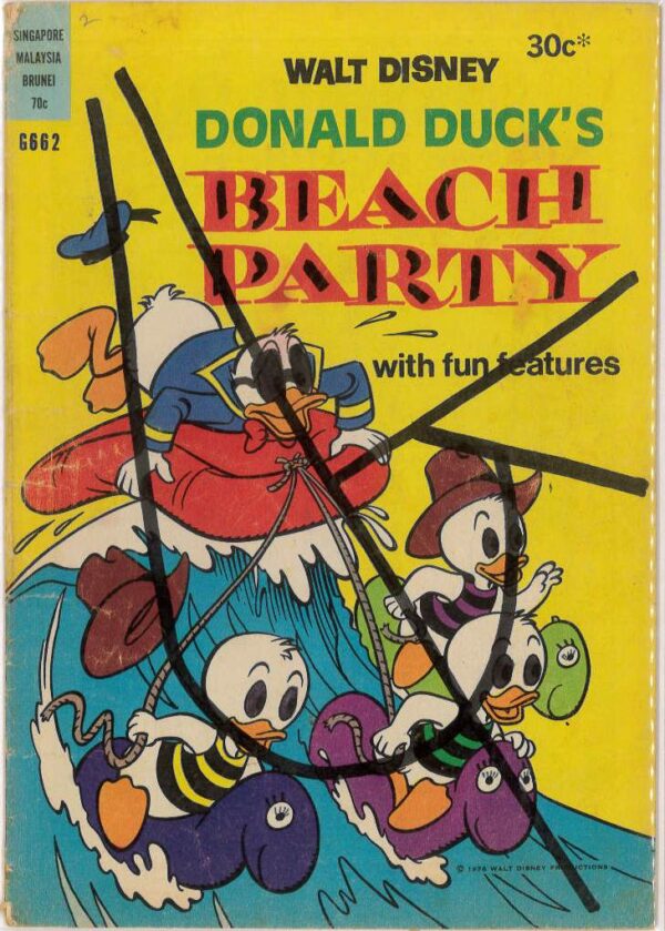 WALT DISNEY’S COMICS GIANT (G SERIES) (1951-1978) #662: Donald Duck’s Beach Party – GD