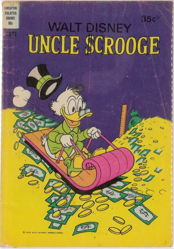 WALT DISNEY’S COMICS GIANT (G SERIES) (1951-1978) #693: Carl Barks Mythic Mystery, Gift Lion -GD/VG – Uncle Scrooge