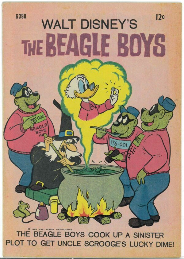 WALT DISNEY’S COMICS GIANT (G SERIES) (1951-1978) #390: The Beagle Boys – FN