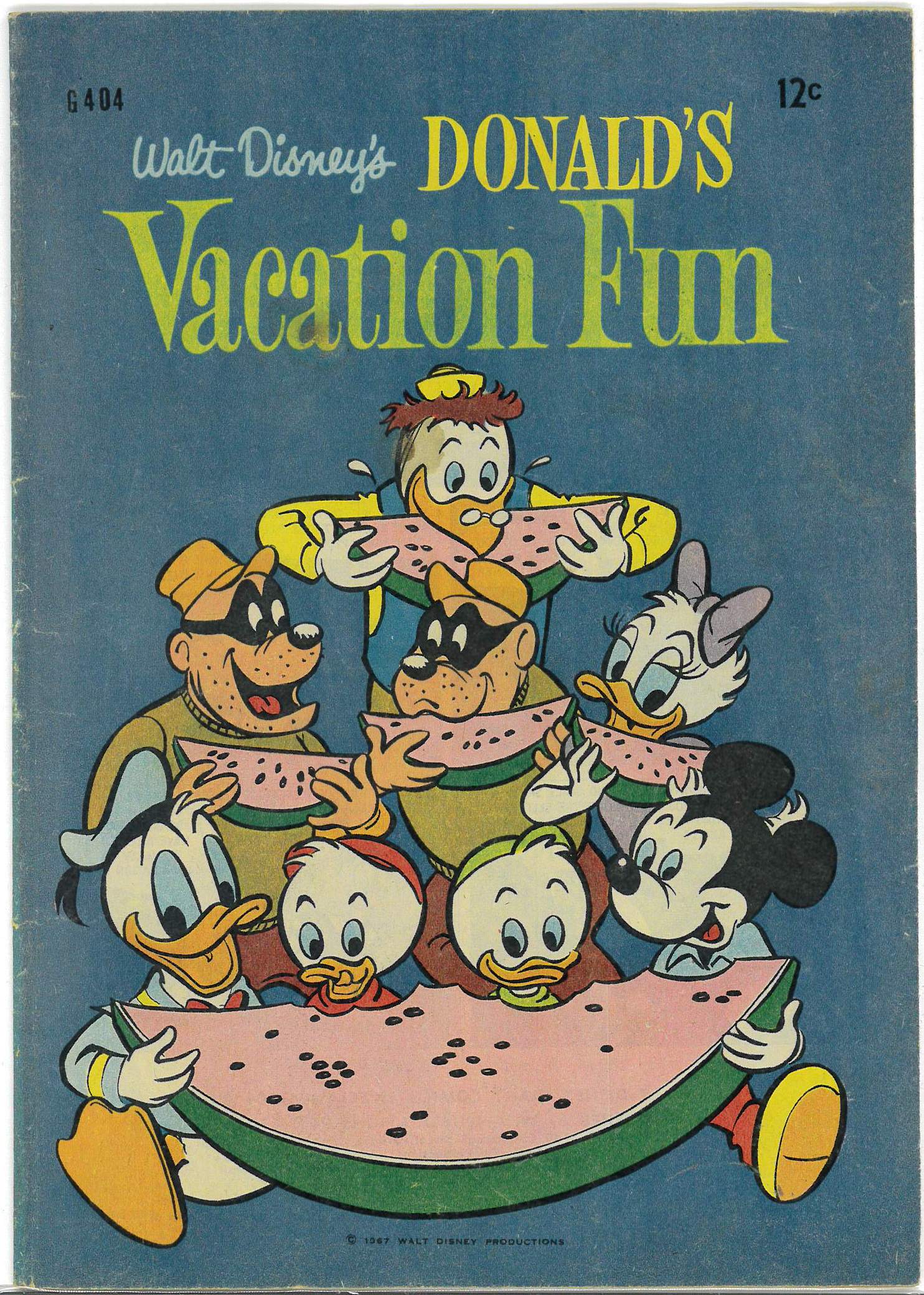 WALT DISNEY’S COMICS GIANT (G SERIES) (1951-1978) #404: Carl Barks Think Big, Donald’s Vacation Fun – FN Donald Duck WALT DISNEY’S COMICS GIANT (G SERIES) (1951-1978) #404: Carl Barks Think Big, Donald’s Vacation Fun – FN Donald Duck