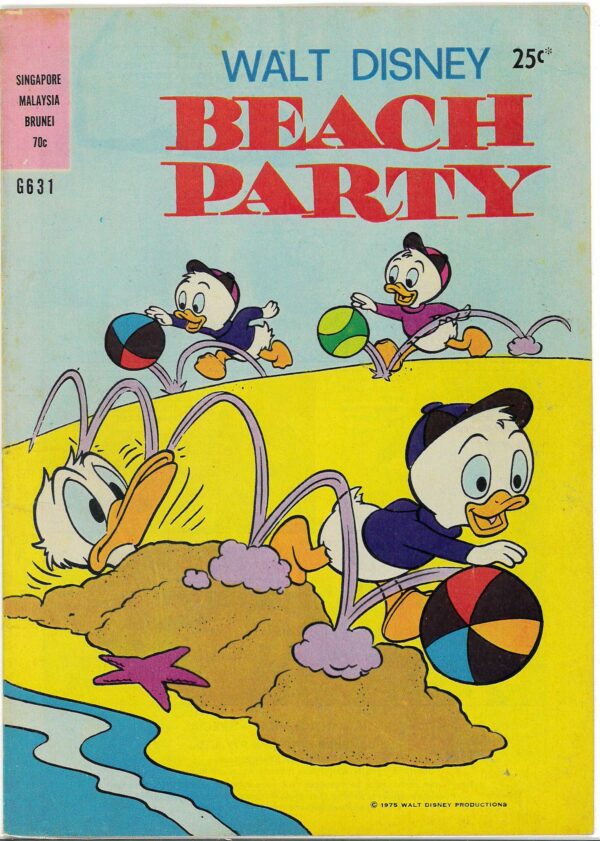WALT DISNEY’S COMICS GIANT (G SERIES) (1951-1978) #631: Beach Party – VG
