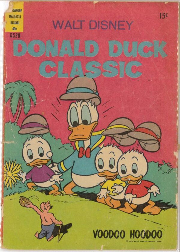 WALT DISNEY’S COMICS GIANT (G SERIES) (1951-1978) #528: Carl Barks Voodoo Hoodoo, Monkey Business FR/GD Donald Duck