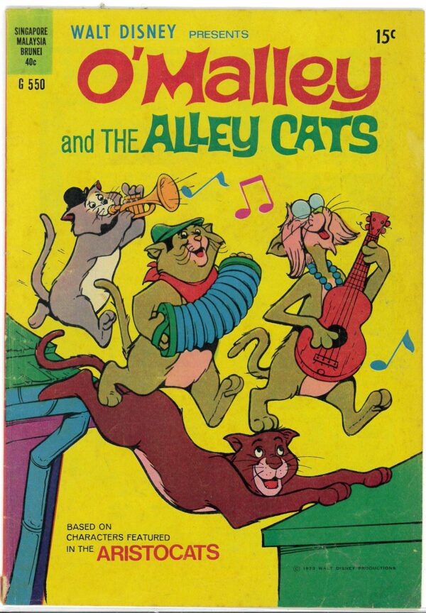 WALT DISNEY’S COMICS GIANT (G SERIES) (1951-1978) #550: O’Malley and the Alley Cats – FN