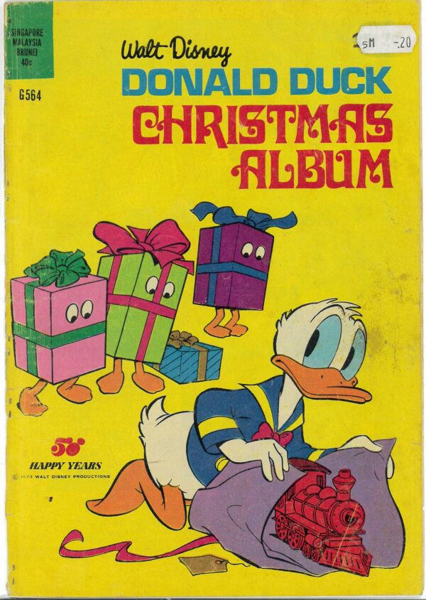 WALT DISNEY’S COMICS GIANT (G SERIES) (1951-1978) #564: Donald Duck Christmas Album – FR/GD