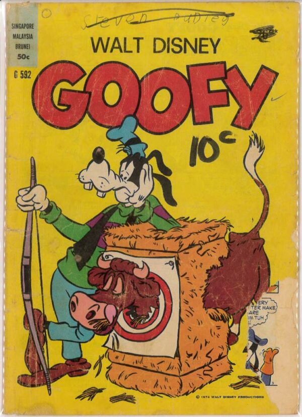WALT DISNEY’S COMICS GIANT (G SERIES) (1951-1978) #592: Goofy – FR/GD