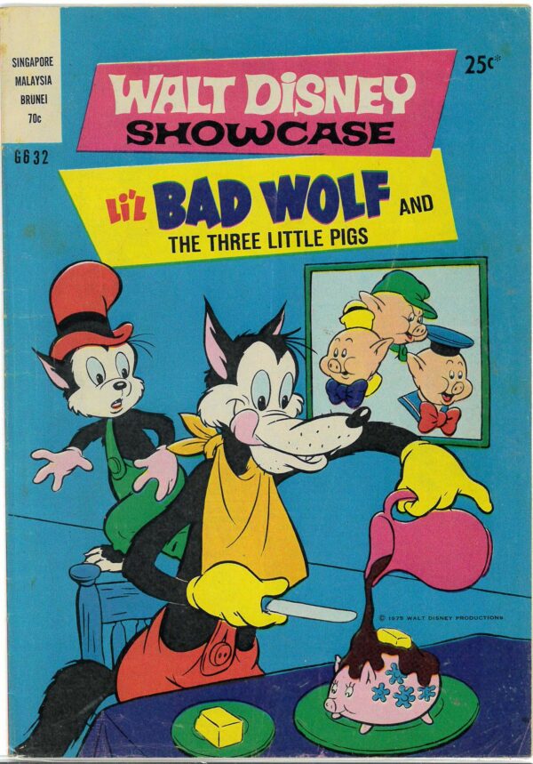 WALT DISNEY’S COMICS GIANT (G SERIES) (1951-1978) #632: Li’l Bad Wolf and the Three Little Pigs – VG/FN