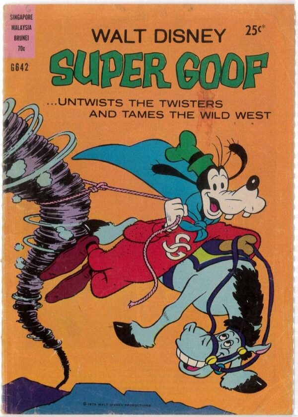 WALT DISNEY’S COMICS GIANT (G SERIES) (1951-1978) #642: Super Goof – VG