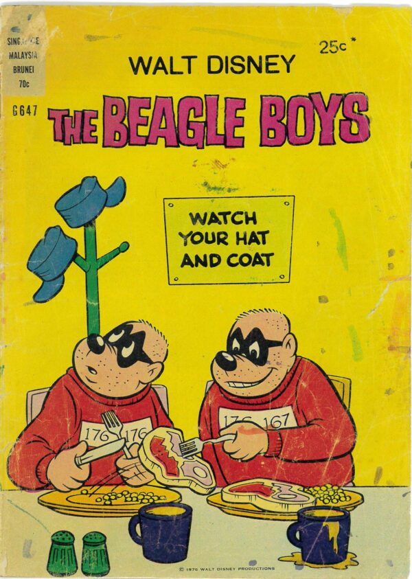 WALT DISNEY’S COMICS GIANT (G SERIES) (1951-1978) #647: The Beagle Boys – GD/VG