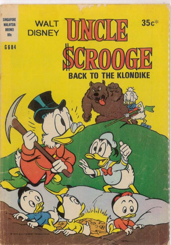 WALT DISNEY’S COMICS GIANT (G SERIES) (1951-1978) #684: Carl Barks Back to the Klondike – GD/VG – Uncle Scrooge