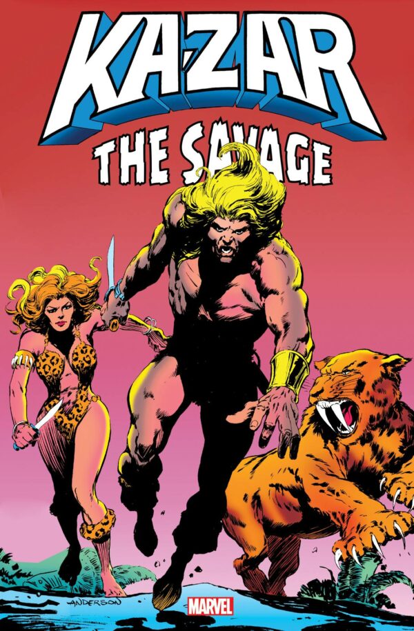 KA-ZAR THE SAVAGE OMNIBUS (HC): Brent Anderson First Issue cover