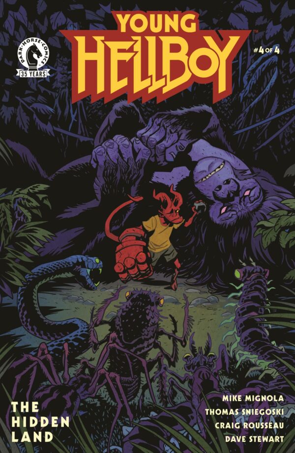 YOUNG HELLBOY: THE HIDDEN LAND #4: Matt Smith cover A (replacement cover edition)