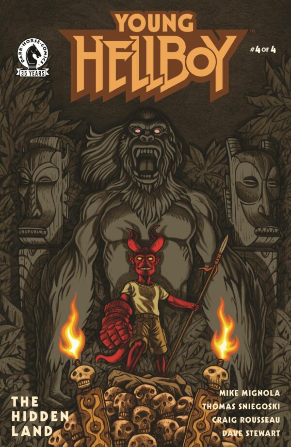 YOUNG HELLBOY: THE HIDDEN LAND #4: Anthony Carpenter cover B