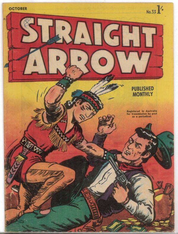 STRAIGHT ARROW (1955-1958 SERIES) (SERIES TWO) #33: FN