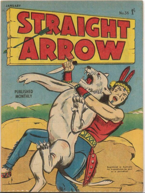 STRAIGHT ARROW (1955-1958 SERIES) (SERIES TWO) #36: VF