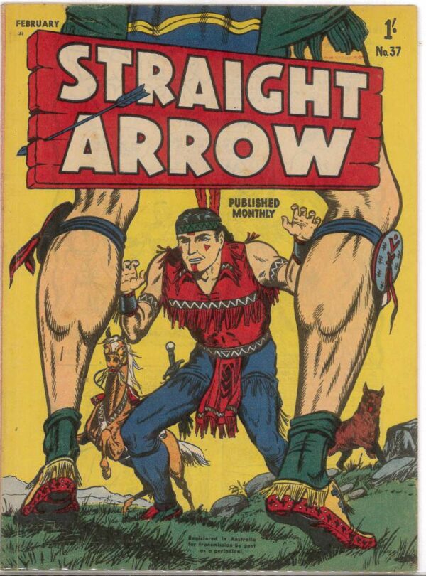 STRAIGHT ARROW (1955-1958 SERIES) (SERIES TWO) #37: FN/VF