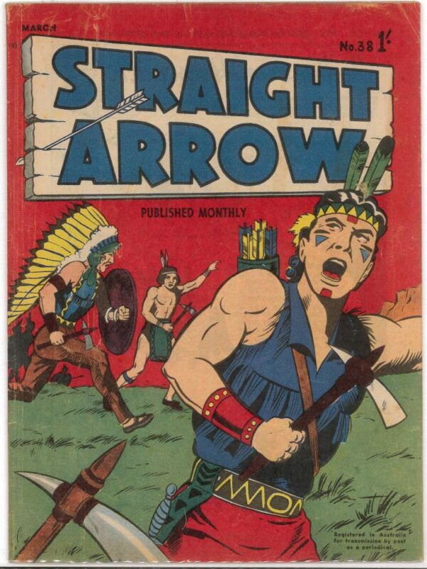 STRAIGHT ARROW (1955-1958 SERIES) (SERIES TWO) #38: FN