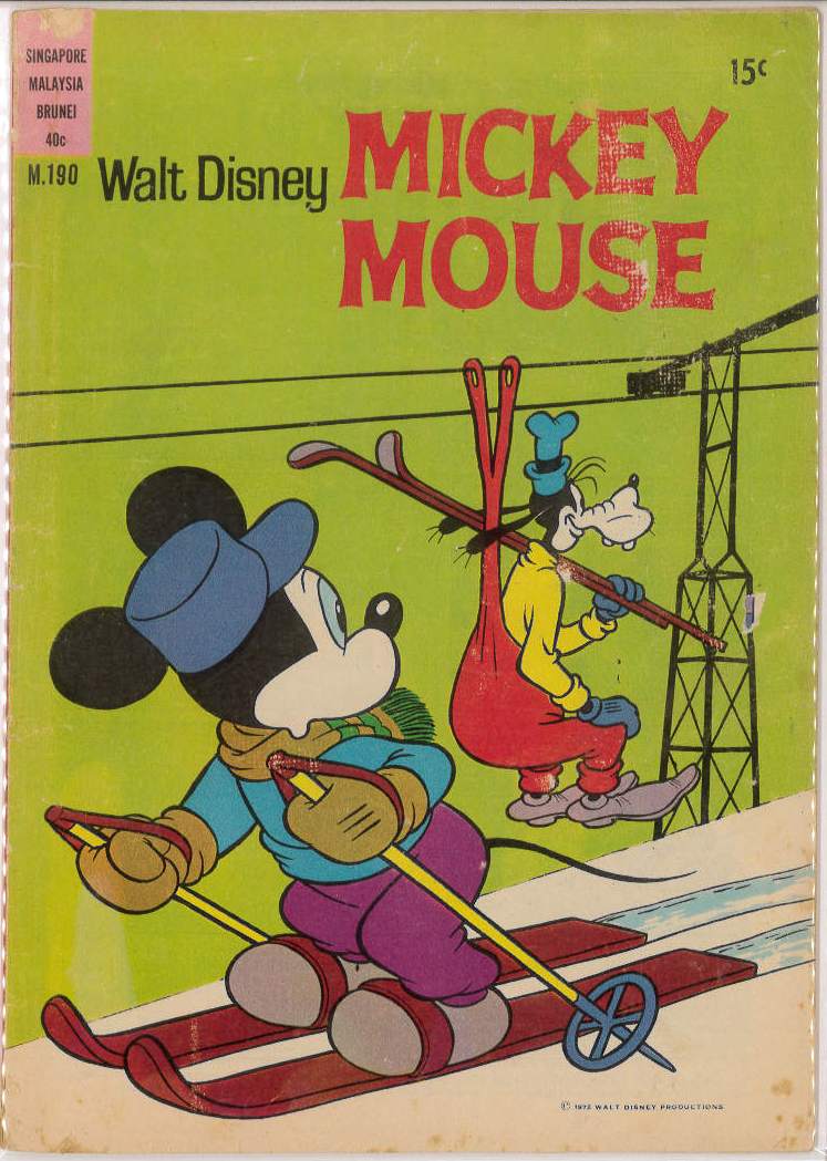 WALT DISNEY’S MICKEY MOUSE (M SERIES) (1956-1978) #190: VG WALT DISNEY’S MICKEY MOUSE (M SERIES) (1956-1978) #190: VG