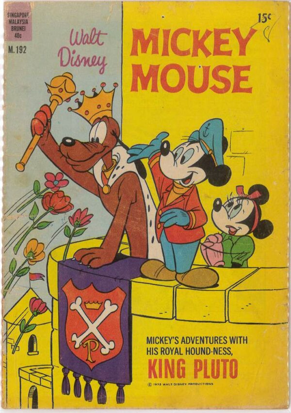WALT DISNEY’S MICKEY MOUSE (M SERIES) (1956-1978) #192: VG