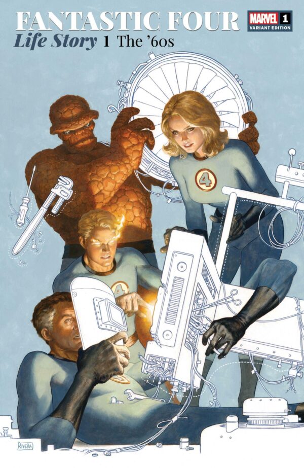 FANTASTIC FOUR: LIFE STORY #1: Paolo Rivera cover