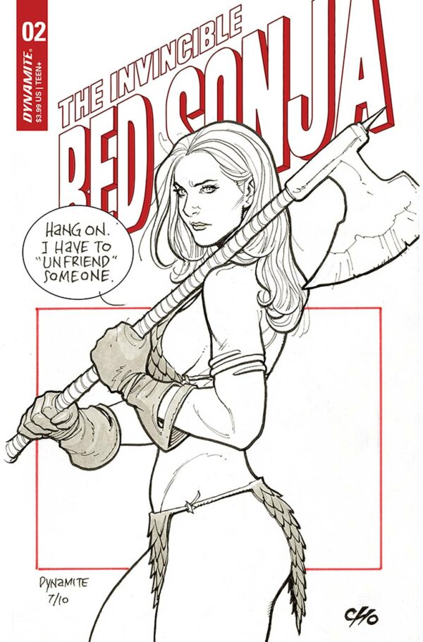 INVINCIBLE RED SONJA #2: Frank Cho cover D