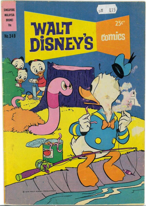 WALT DISNEY’S COMICS (1946-1978 SERIES) #349: Carl Barks Jet Witch – FR/GD – Vol 30 Iss 3