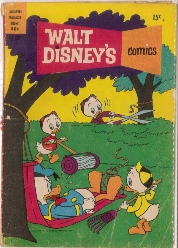 WALT DISNEY’S COMICS (1946-1978 SERIES) #331: Carl Barks Half Baked Baker, Gyro takes a Dip VG Vol 28 Iss9