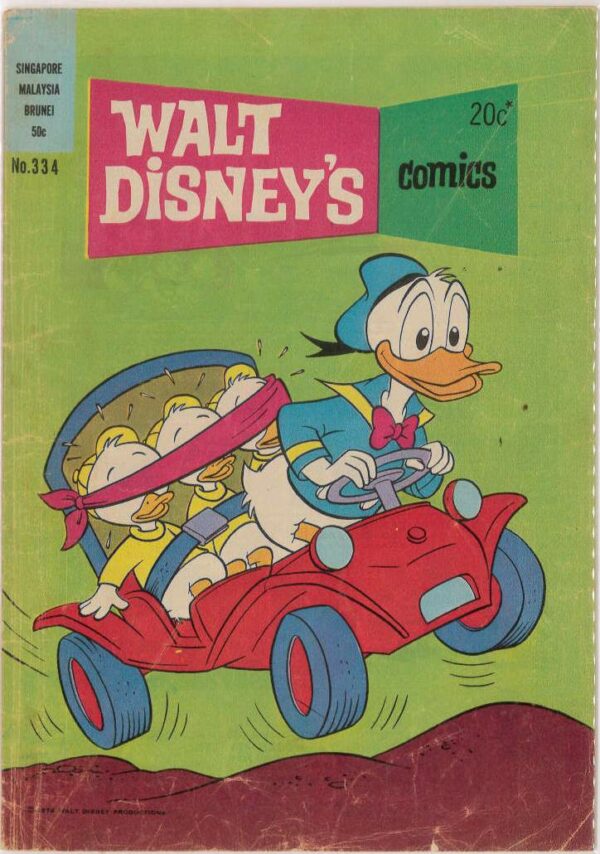 WALT DISNEY’S COMICS (1946-1978 SERIES) #334: Carl Barks Not-so-Ancient Mariner – GD/VG – Vol 28 Iss 12