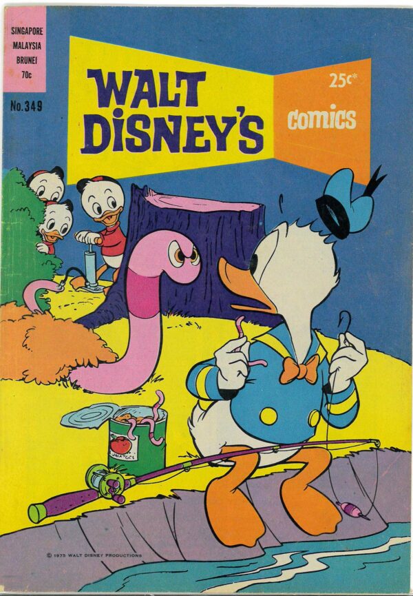 WALT DISNEY’S COMICS (1946-1978 SERIES) #349: Carl Barks Jet Witch – VF – Vol 30 Iss 3