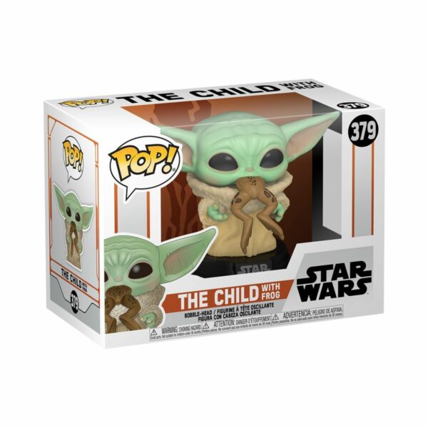 POP STAR WARS VINYL FIGURE #379: The Child with Frog: The Mandalorian