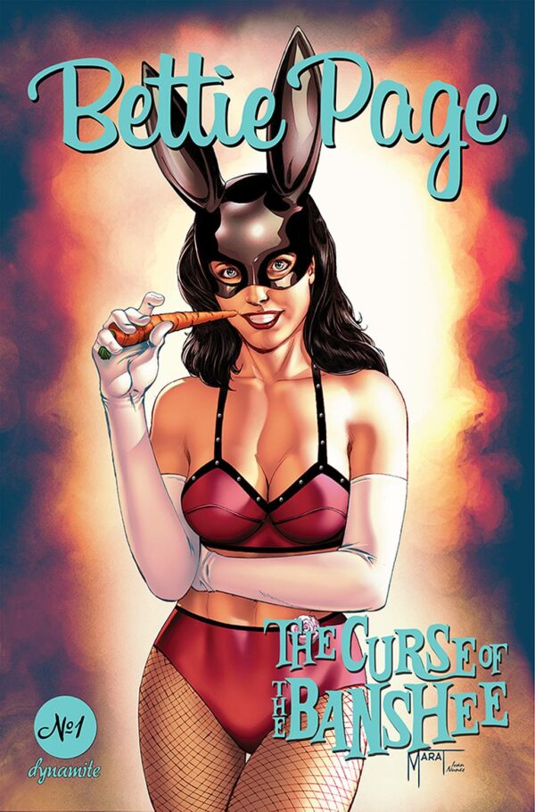 BETTIE PAGE & THE CURSE OF THE BANSHEE #1: Marat Mychaels cover A