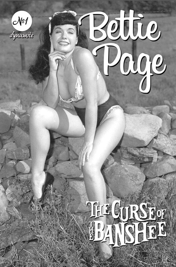 BETTIE PAGE & THE CURSE OF THE BANSHEE #1: Bettie Page Pin Up cover E