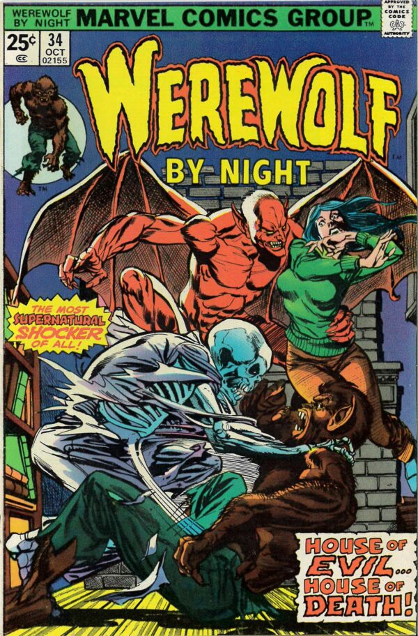 WEREWOLF BY NIGHT (1972 SERIES) #34: 9.2 (NM)