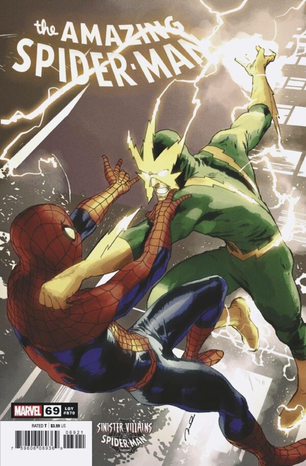 AMAZING SPIDER-MAN (2018-2022 SERIES) #69: Gerald Parel Spider-man Villains cover