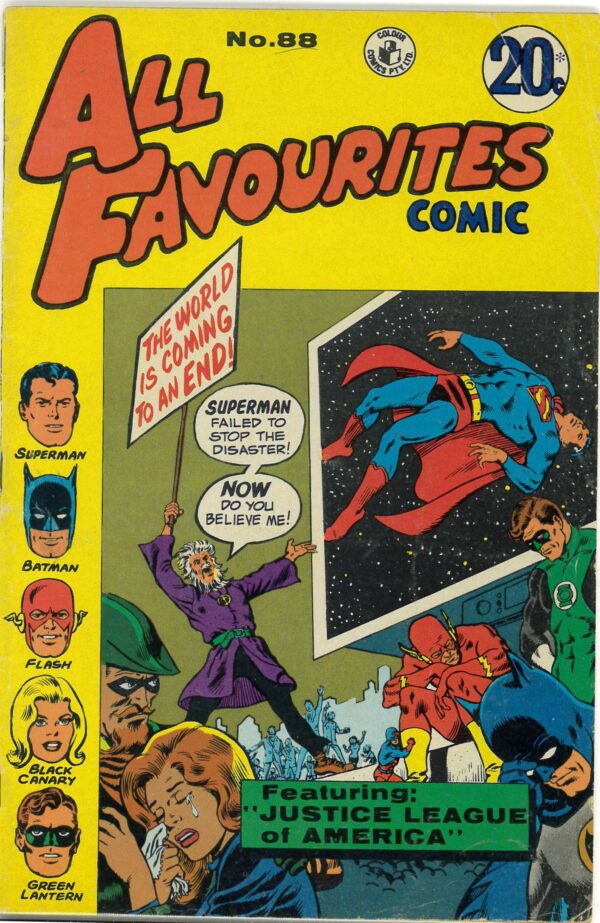 ALL FAVOURITES COMIC (1960-1975 SERIES) #88: GD/VG