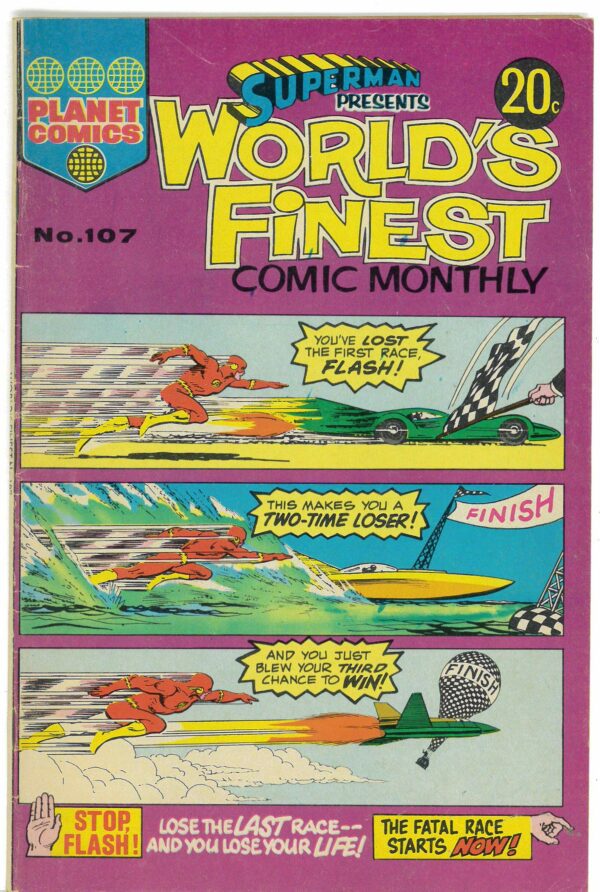 SUPERMAN PRESENTS WORLD’S FINEST COMIC MONTHLY (65 #107: VG