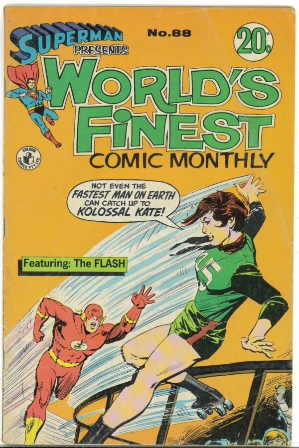 SUPERMAN PRESENTS WORLD’S FINEST COMIC MONTHLY (65 #88: VG/FN