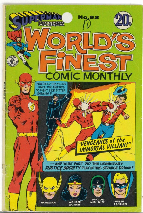 SUPERMAN PRESENTS WORLD’S FINEST COMIC MONTHLY (65 #92: GD/VG