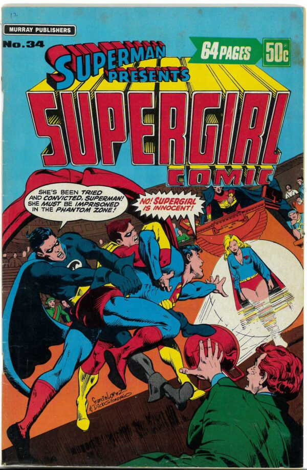 SUPERMAN PRESENTS SUPERGIRL COMIC (1973-1979) #34: VG/FN